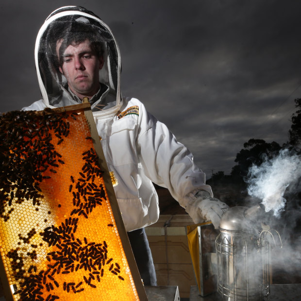Ben Goldsworthy of Beechworth Honey, which uses only Australian honey. 