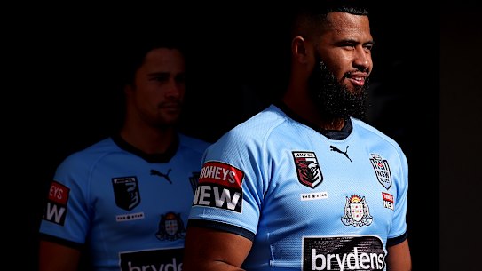 Payne Haas at NSW training.