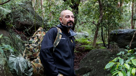 Nick Sais who has made preparations for disaster.