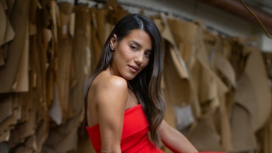 Forging a new pattern … Effie Kats in her Melbourne workroom.