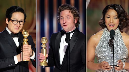 Some of the winners of the 2023 Golden Globe Awards.