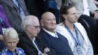 Lindsay Fox and grandson Harry were out and about at the Australian Open on Sunday.