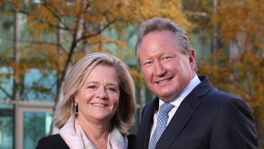 Mining magnate Andrew Forrest and his wife Nicola have donated more than $1.5 billion to charity.