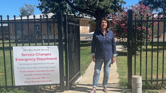 Anne Weekes at Wee Waa Hospital: “The hospital is part of the fabric of the town.”