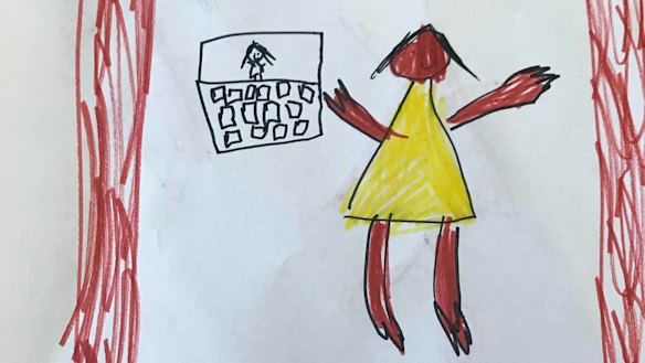 For Maya, 6, lockdown means Zoom calls and walks with her mum wearing a mask.