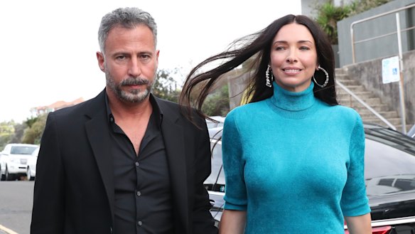 Erica Packer and arist Enrique Martinez Celaya.