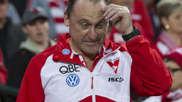 John Longmire has signed a contract stay as coach of the Swans until the end of 2023.