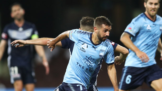Michael Zullo is a chance to return for Sydney FC on Saturday night against Perth. 