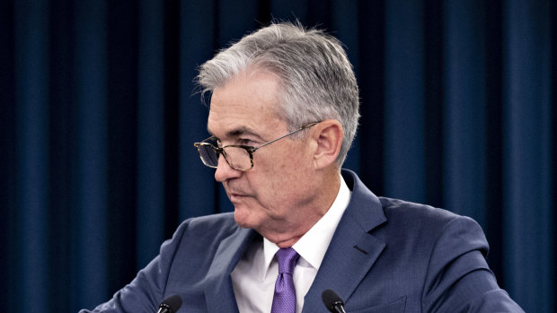 US Fed chairman Jerome Powell. The FOMC is widely tipped to cut interest rates for the third time this year on Wednesday. 