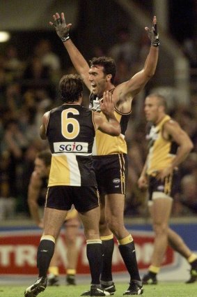 Ryan Turnbull in action for the Eagles in 2000.