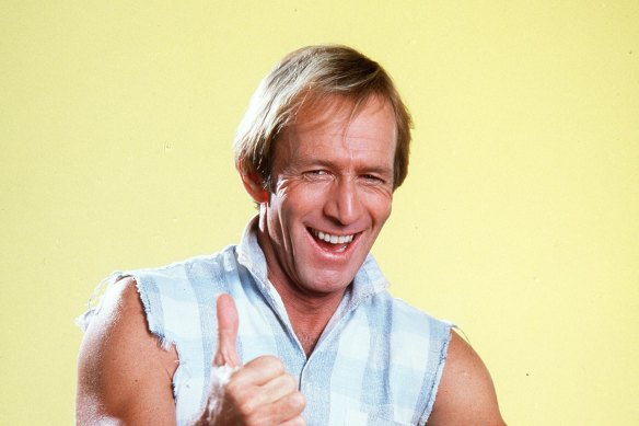 The Paul Hogan Show made 'Hoges' a star in Australia in the 1970s. 