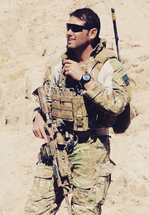 Bram Connolly, on assignment with the ADF Special Forces.