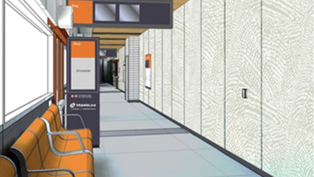 Design images for the Myer Centre bus station refurbishment.