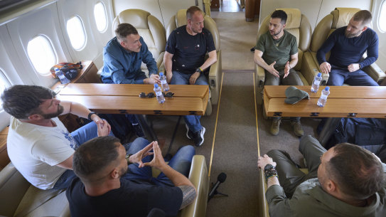 Ukrainian President Volodymyr Zelensky