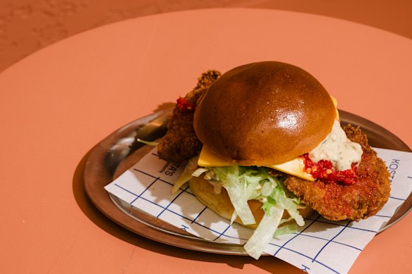 Kosta’s Takeaway has arrived in Brisbane with its Instagrammable Schnitty sandwich present and correct.