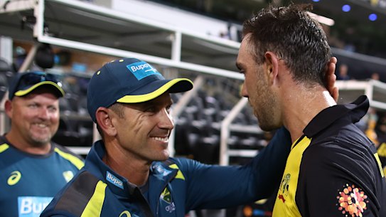 Glenn Maxwell is now happy to say that he and Justin Langer have a good relationship.