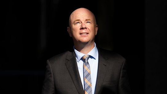 Simon Patterson outside court.