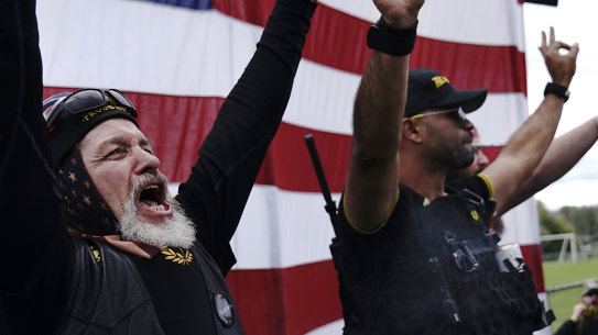 Proud Boys ... Australia is not immune from white-supremacist hatred.
