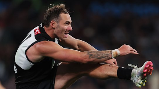 Port Adelaide’s Jeremy Finlayson has been suspended for three matches for a homophobic slur