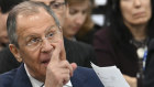 Russia’s Foreign Minister Sergei Lavrov gestures during a plenary session of the 31st Organisation for Security and Co-operation in Europe ministerial summit, in Malta.