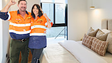 It’s week one of The Block 2026 and Adam and Jolene are ready to “cop” whatever criticisms they’ll get from the judges for their Guest Bedroom. 