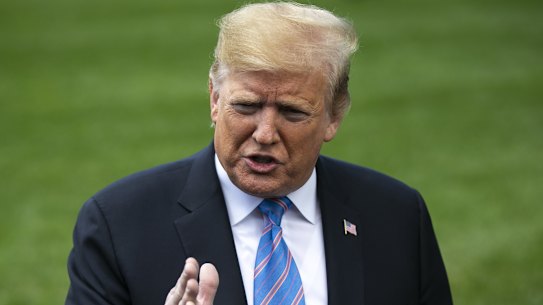 US President Donald Trump has warned Tehran not to strike US forces in the Middle East. 