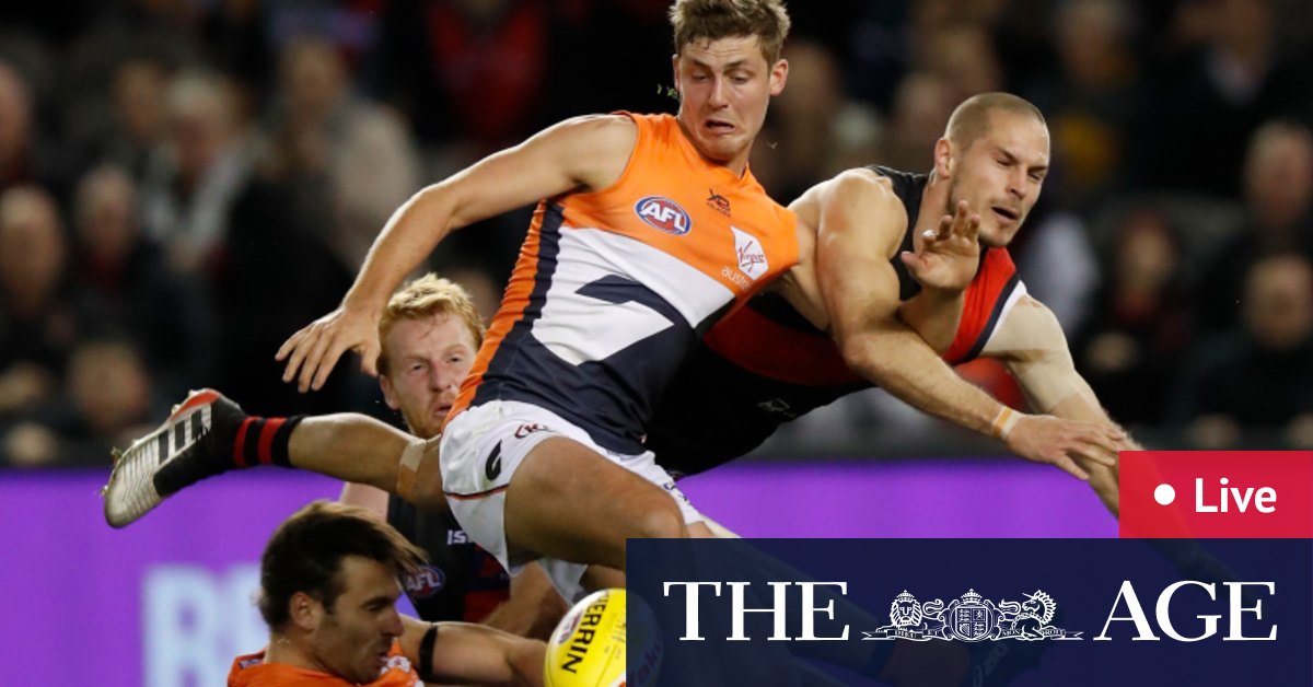 Afl 2020 Round 10 Live Updates Essendon V Gws Giants Metricon Stadium