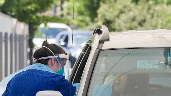 Authorities are urging people in Melbourne's west to get tested. 