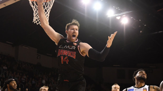 No love: Illawarra feel import Brian Conklin doesn't get the rub of the green with NBL officials.