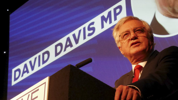 David Davis said the land of Shakespeare had nothing to fear from a 'no-deal' Brexit.
