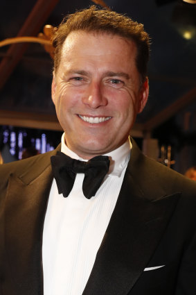 Karl Stefanovic at the 2018 Logie Awards. 