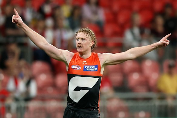 Selection in the All-Australian squad was reward for Clayton Oliver’s career resurgence in his first year at GWS.