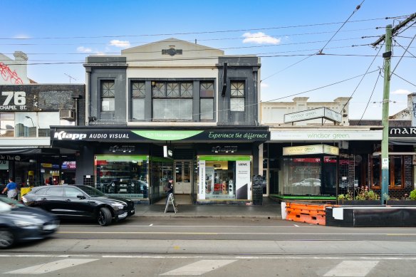 Chapel Street is home to numerous bars and apartments. 