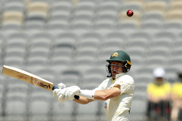 Marnus Labuschagne’s double century and century in the same Test was made in front of slim crowds.
