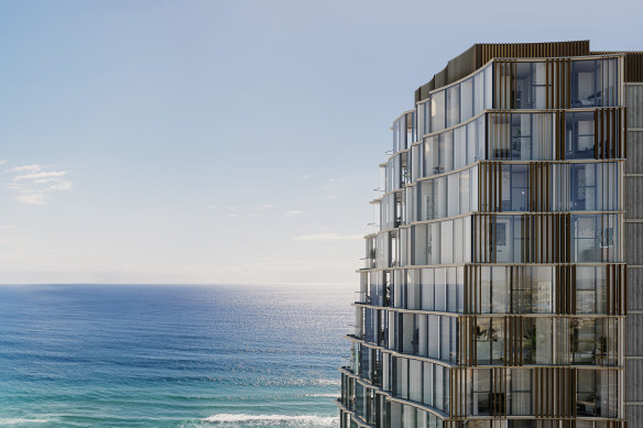 An artist’s impression of the Mondrian Gold Coast.