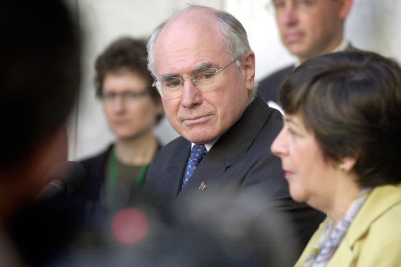 Then prime minister John Howard in 2003.