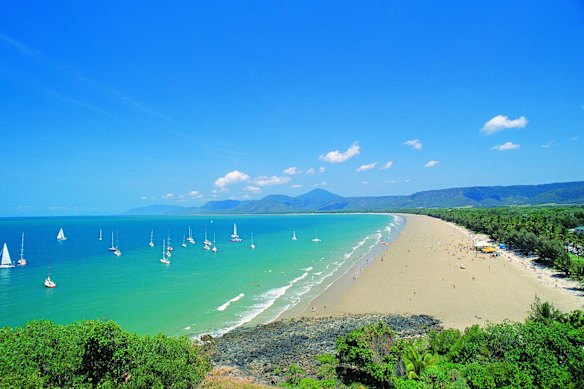 Turquoise shores at Four Mile Beach, Port Douglas.