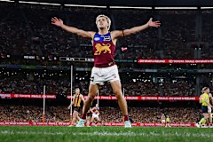 The Brisbane Lions will be back at the G after defeating Hawthorn, creating a Victorian-free final