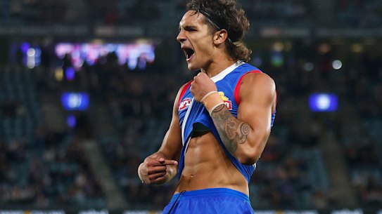 Bulldogs forward Jamarra Ugle-Hagan made a stand after he was racially abused by a fan last season.