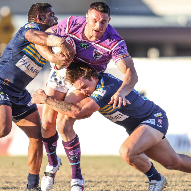 Jeff Lynch in action for the Burleigh Bears.