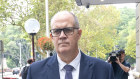 ABC managing director David Anderson leaves the Federal Court on Wednesday. 