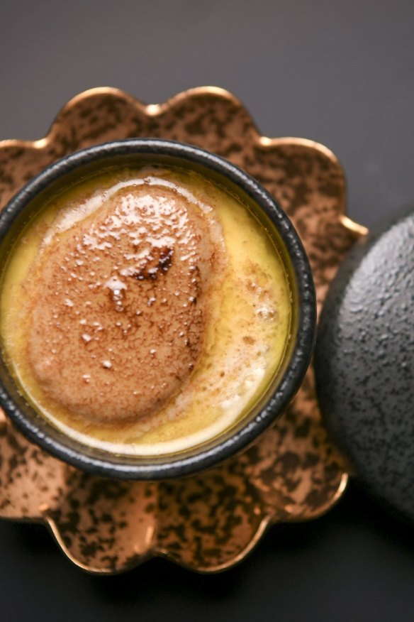 Chawanmushi with foie gras.