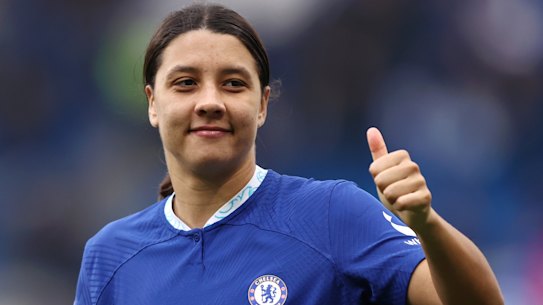 Sam Kerr has her eyes on the FA Cup and, after that, the league title.