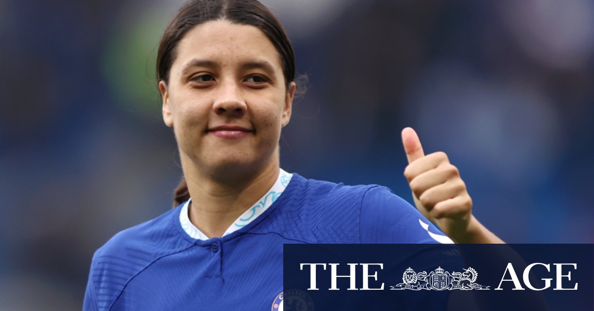 Sam Kerr on the FA Cup and coronation flag duties for Australia