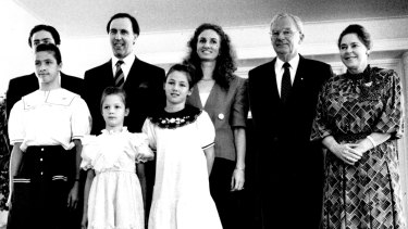 Paul Keating is sworn in as Australia's 24th Prime Minister, December 1991.