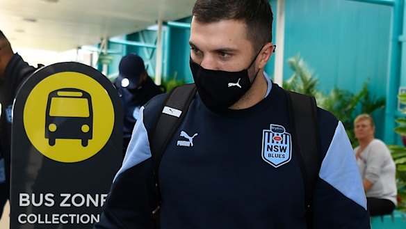 Roosters and NSW fullback James Tedesco.