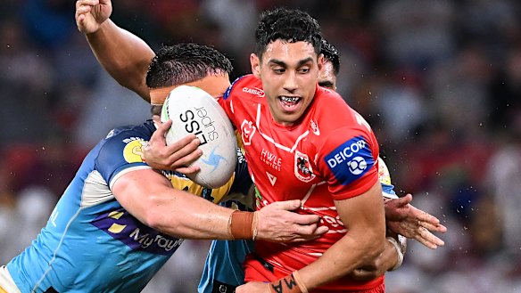 Tyrell Sloan shapes as one of the most exciting players in the NRL this year.