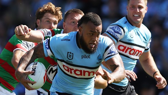 Addin Fonua-Blake has won over Sharks great Paul Gallen.