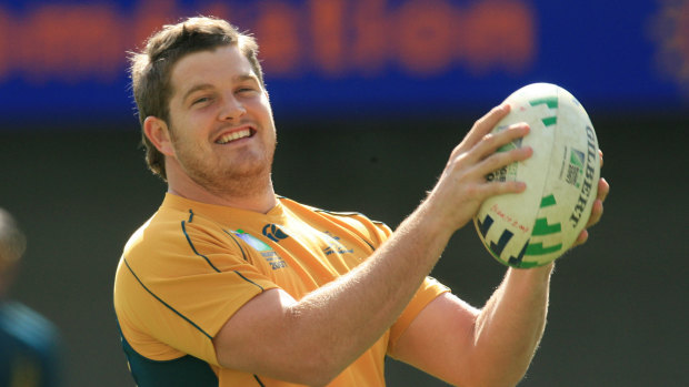 Greg Holmes at the 2007 Rugby World Cup.