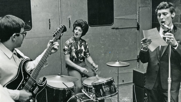 The Honeycombs in 1964 with Honey Lantree on drums.